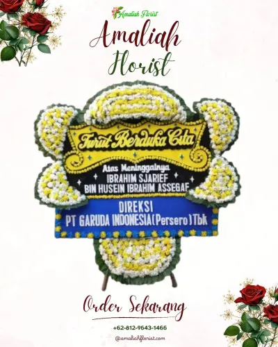 Papan Bunga Duka di Cikaobandung